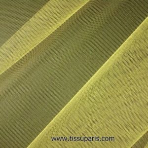 Tissu tulle doux nylon jaune 150cm 5433-15